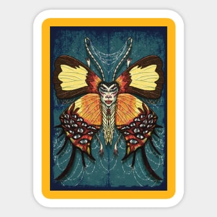 Surreal Insects - butterfly Sticker